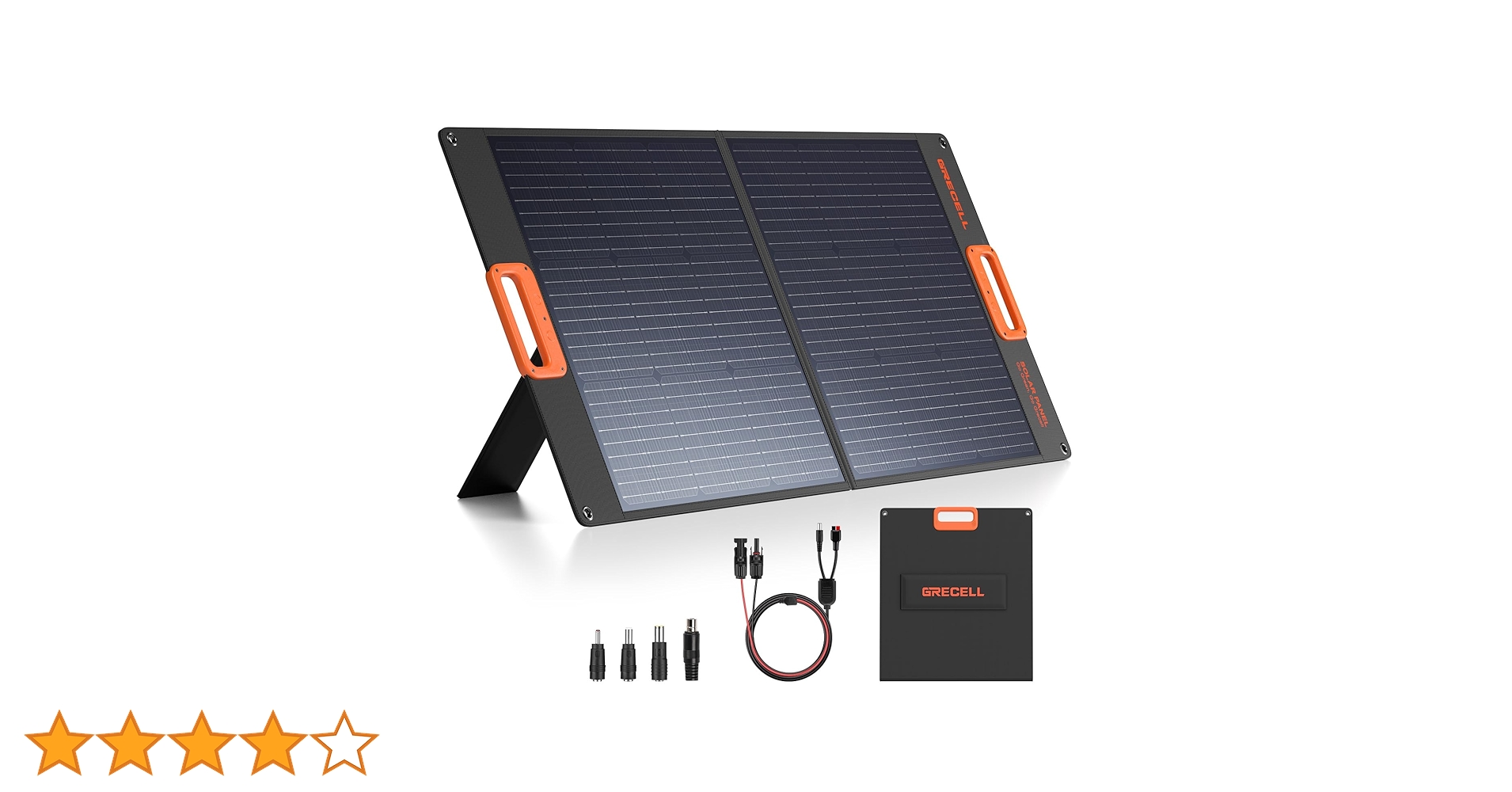 ソーラーパネル100W GRECELL 折りたたみソーラーチャージャー Amazon | ソーラーパネル100W GRECELL 折りたたみソーラーチャージャー